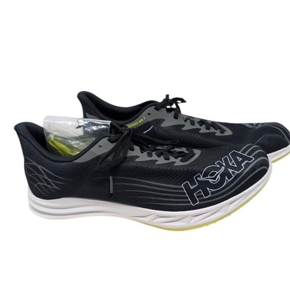 Hoka Cresendo MD 2 Men's New track shoe with spikes black sz 14